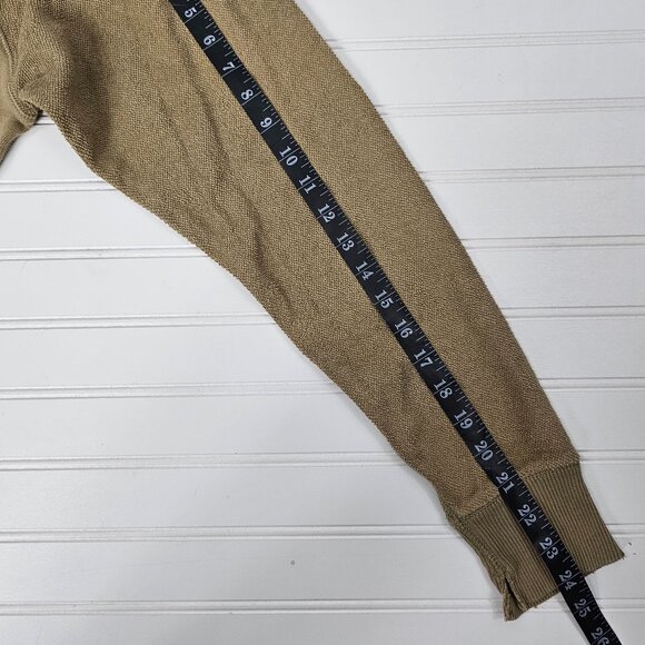 Aerie Women's Tan Terry Cloth Raglan Sleeve Distressed Sweatshirt Size XS NWT - Picture 16 of 16